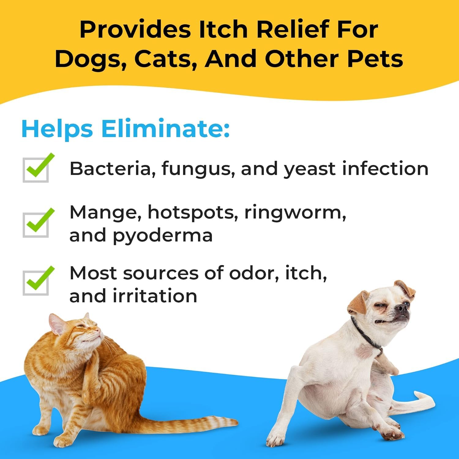 Smiling Paws Antibacterial Wipes cat face closeup, gentle cleansing for irritated skin.