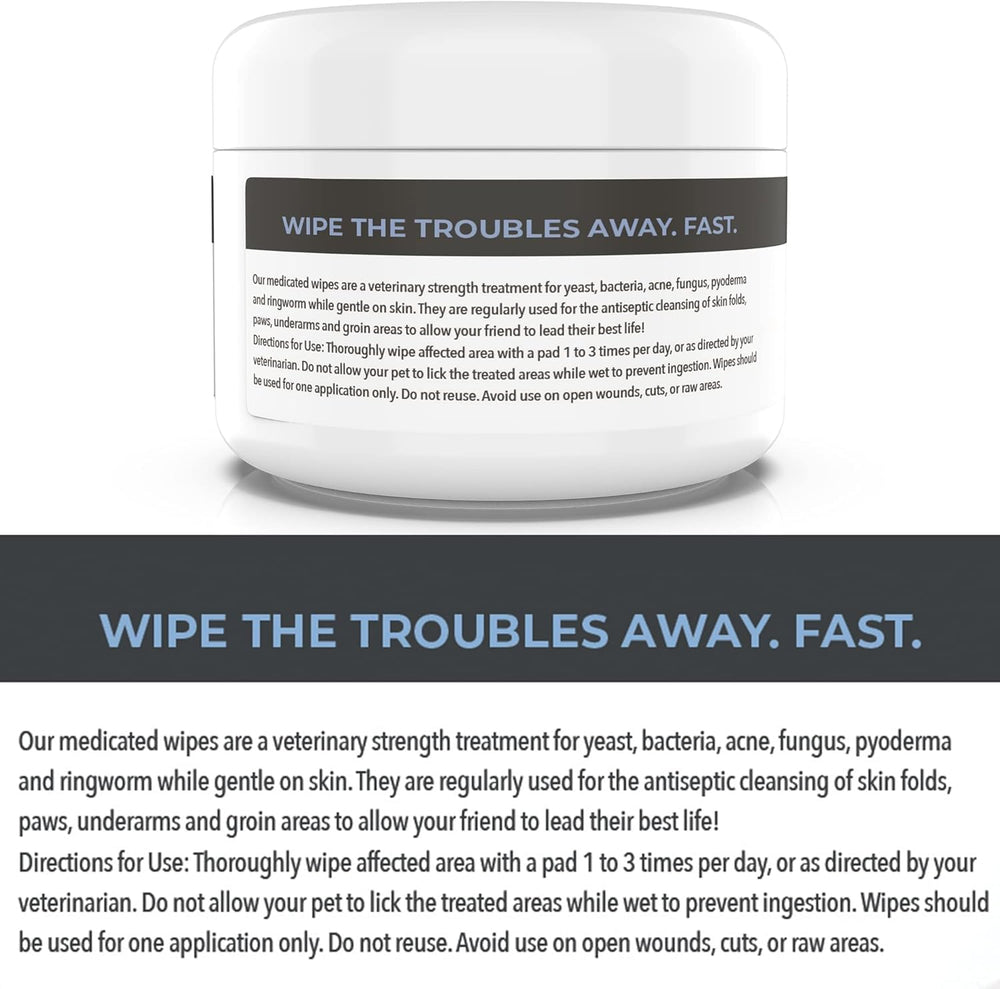 Smiling Paws Antibacterial Wipes USA made, quality-controlled option for pet care.