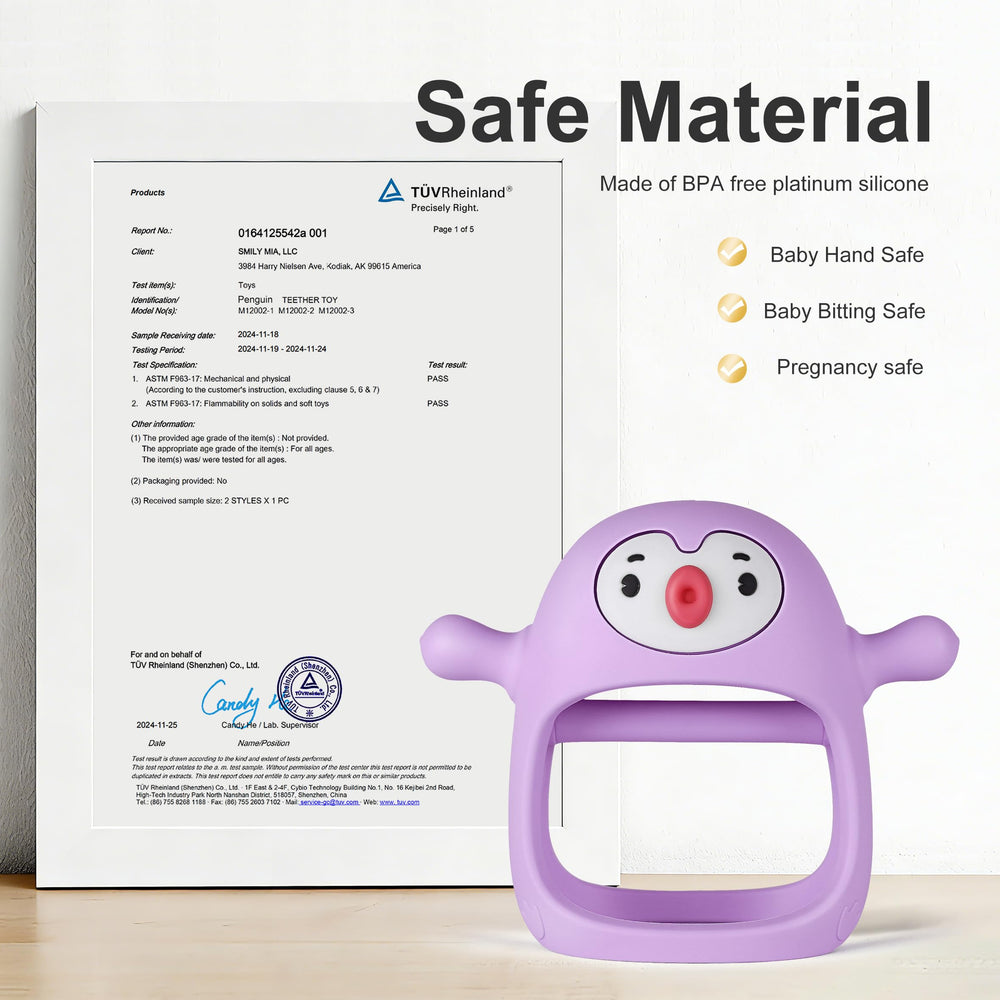 Smily Mia teether supports baby registry gifts with practical, soothing features