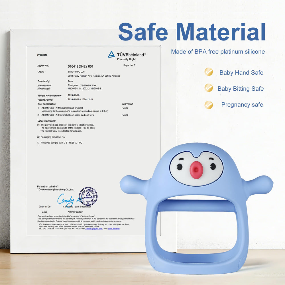 Smily Mia Newborn Teething Set supports soothing sleep.