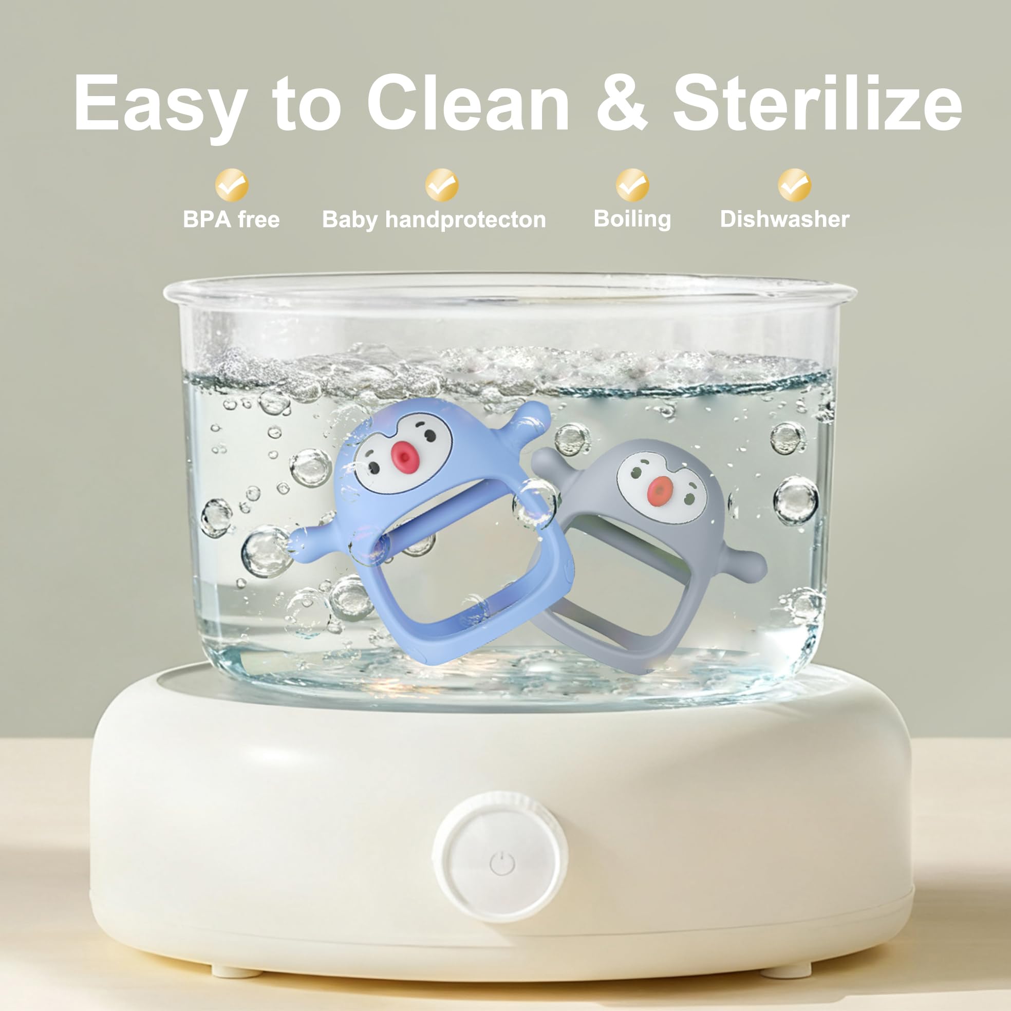 Smily Mia Soft Silicone Massage Gums promotes gentle relief.