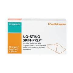 Smith+Nephew NO-STING Skin-Prep Wipes pack ready for skin protection.