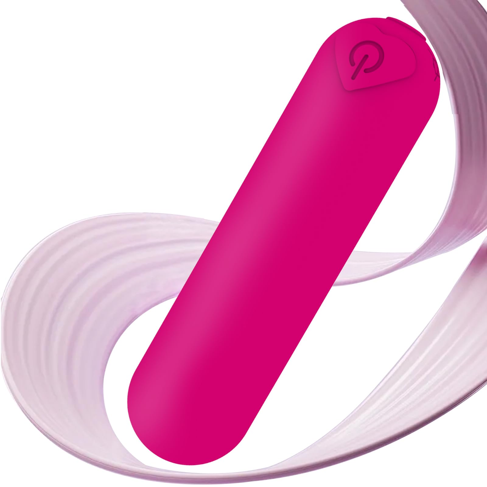 Smmgqeee back massager close-up showing soft silicone head and waterproof shell.