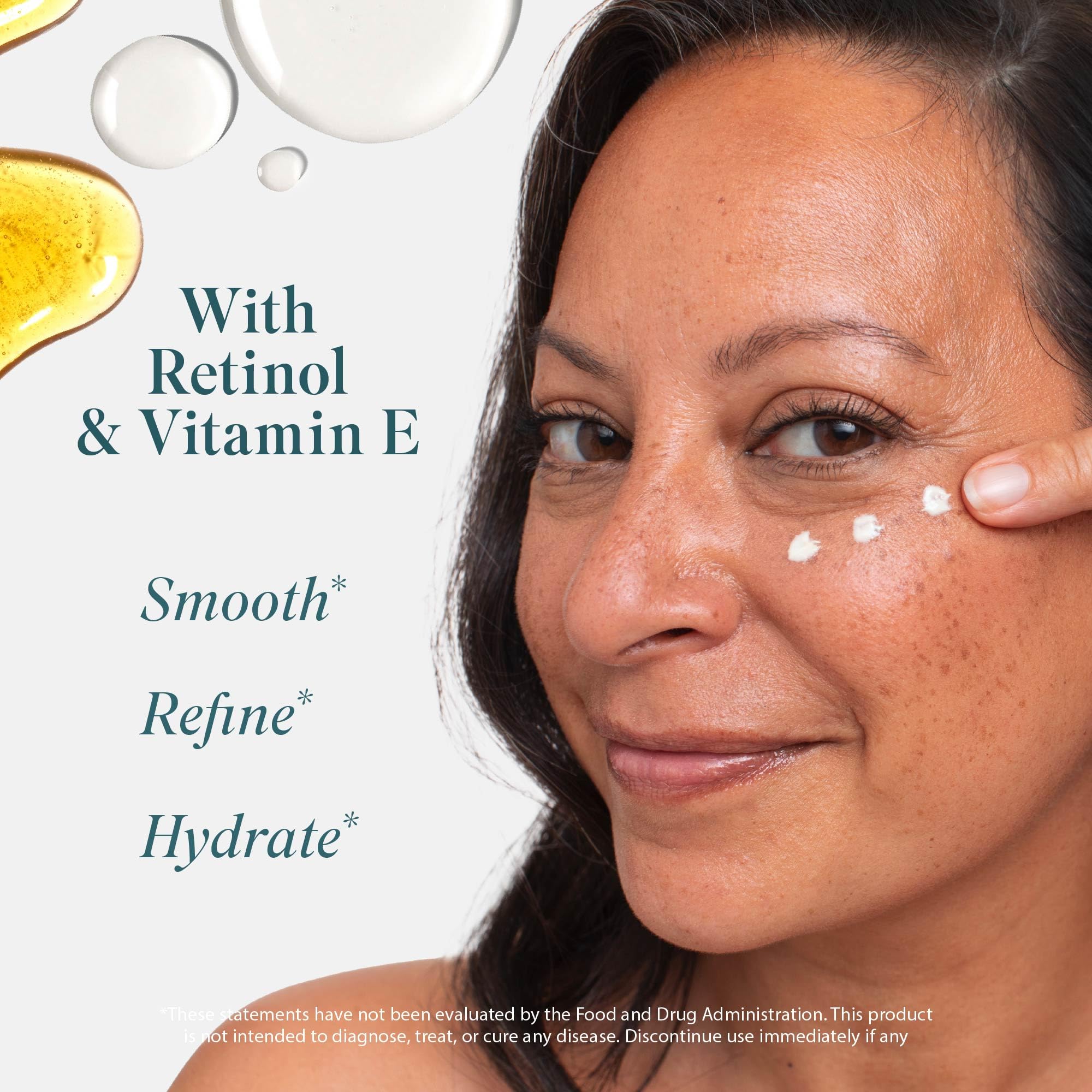 SMNutrition Estro-Life silky texture close-up spreading on skin.
