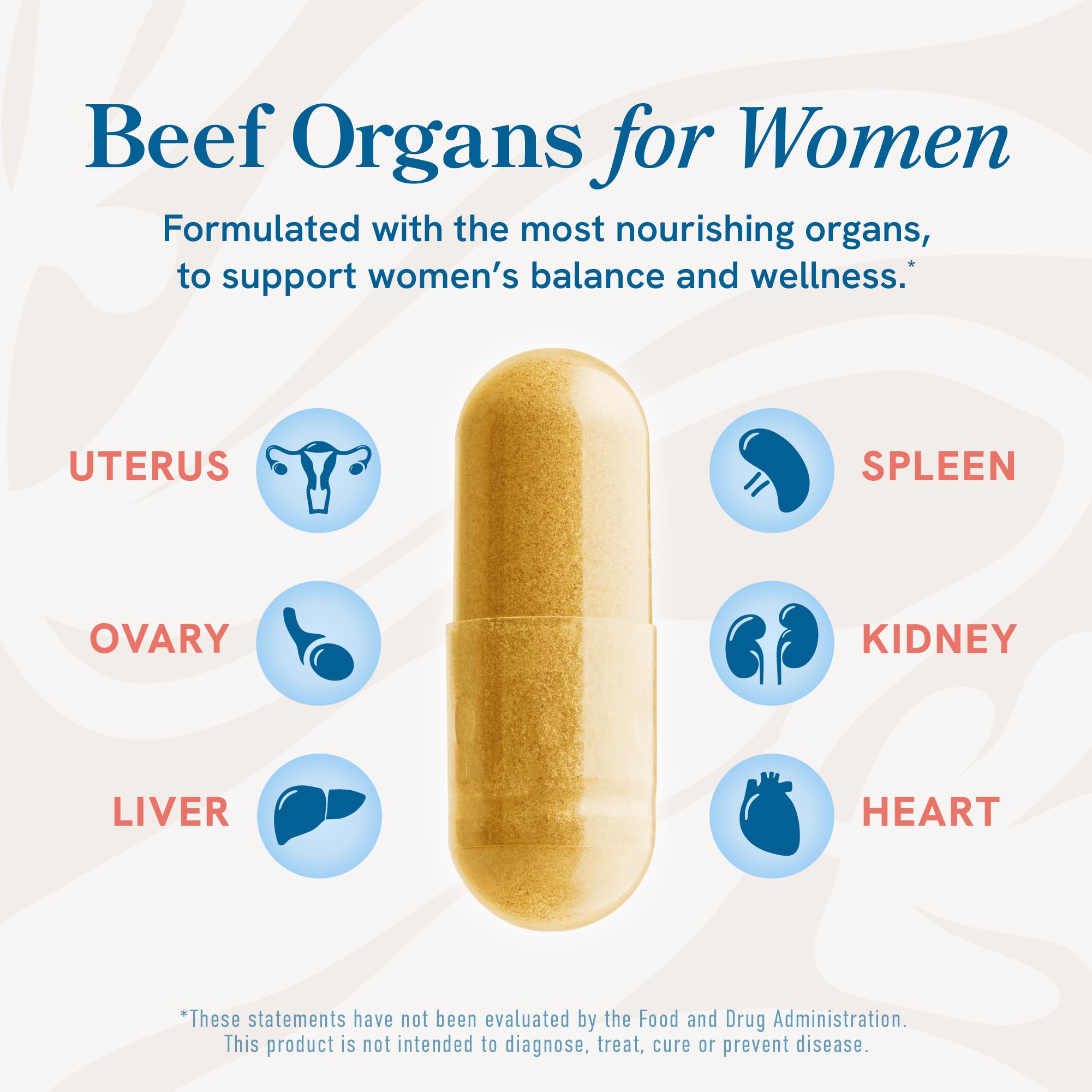 SMNutrition beef liver capsules highlighting grass-fed nutrient profile for energy