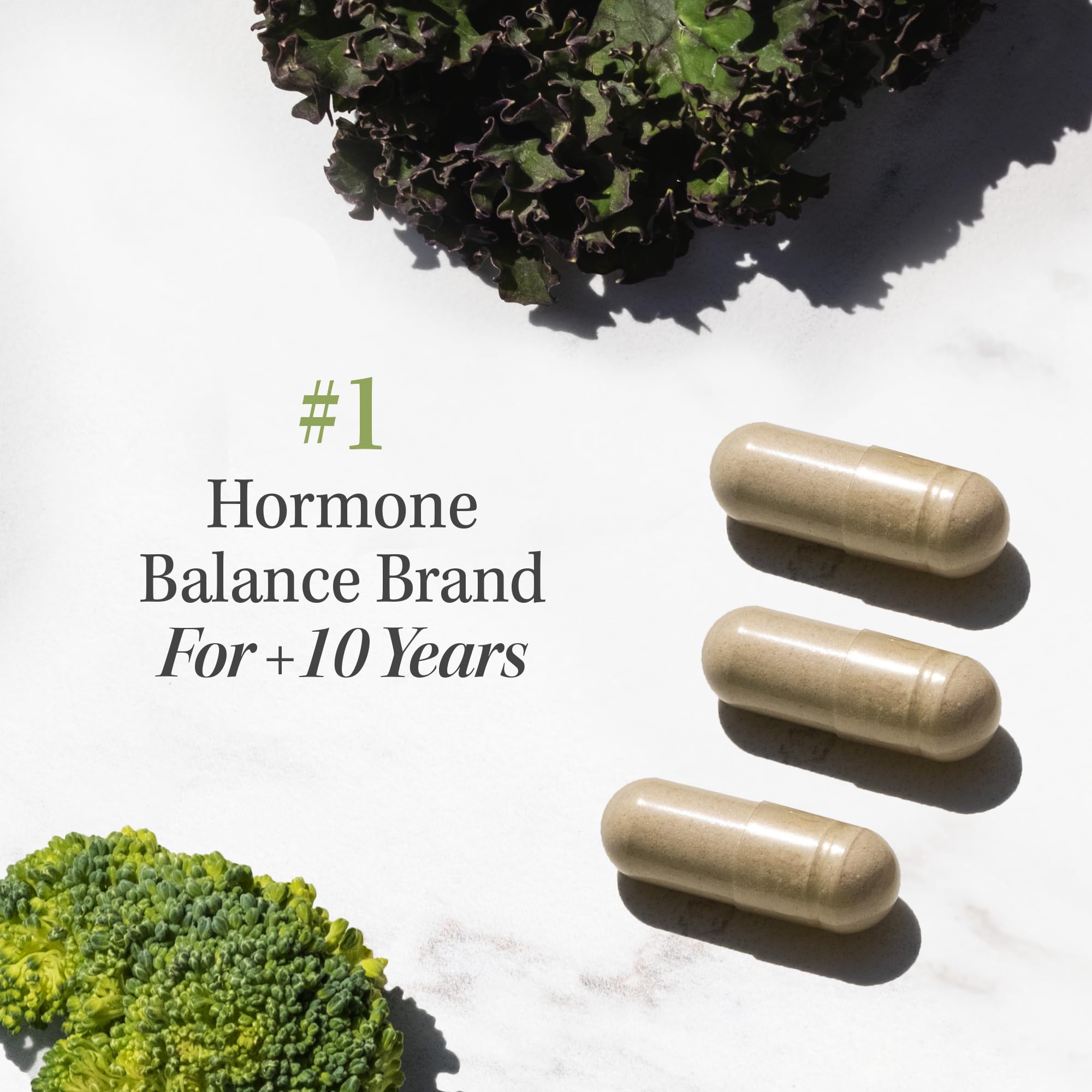 Estrogen balance concept with SMNutrition for menopausal support.