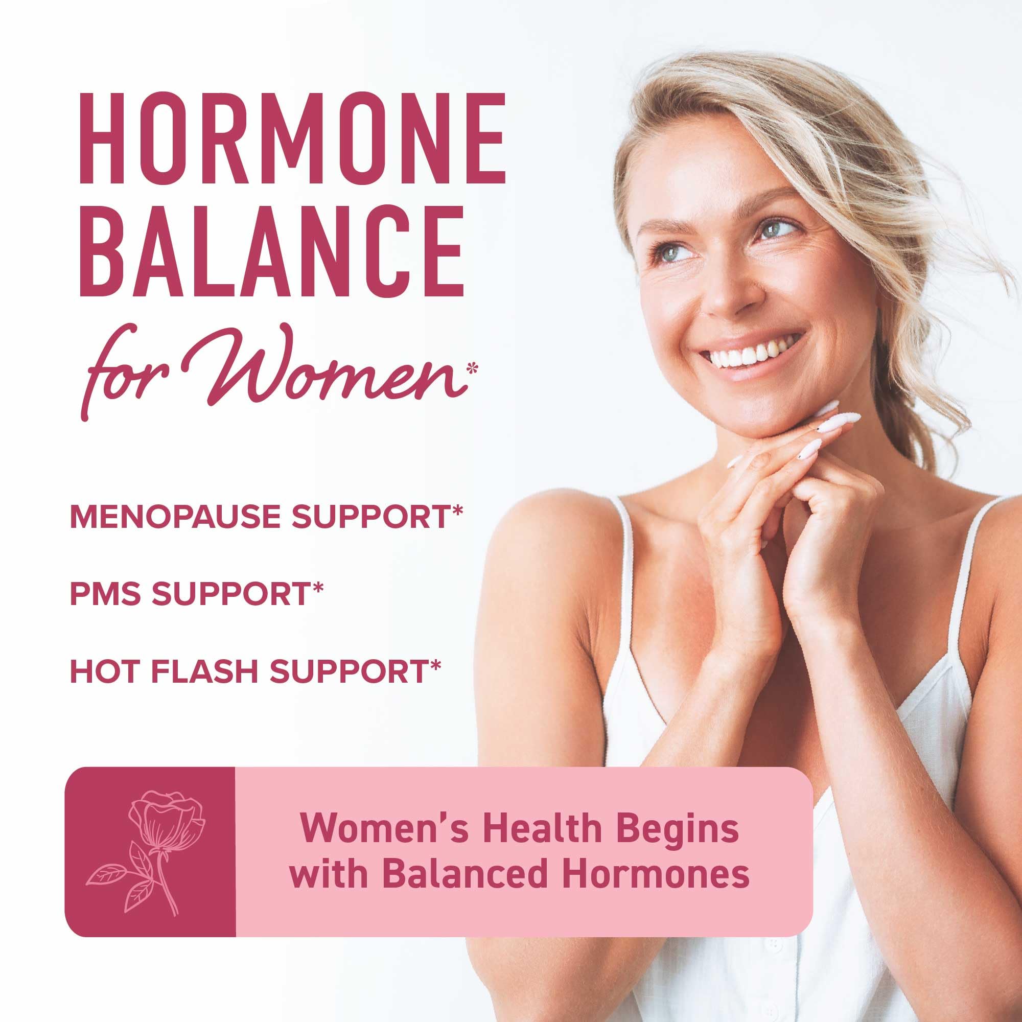 SMNutrition Hormone Balance drops pour demonstrates easy daily dosage and herbal support.