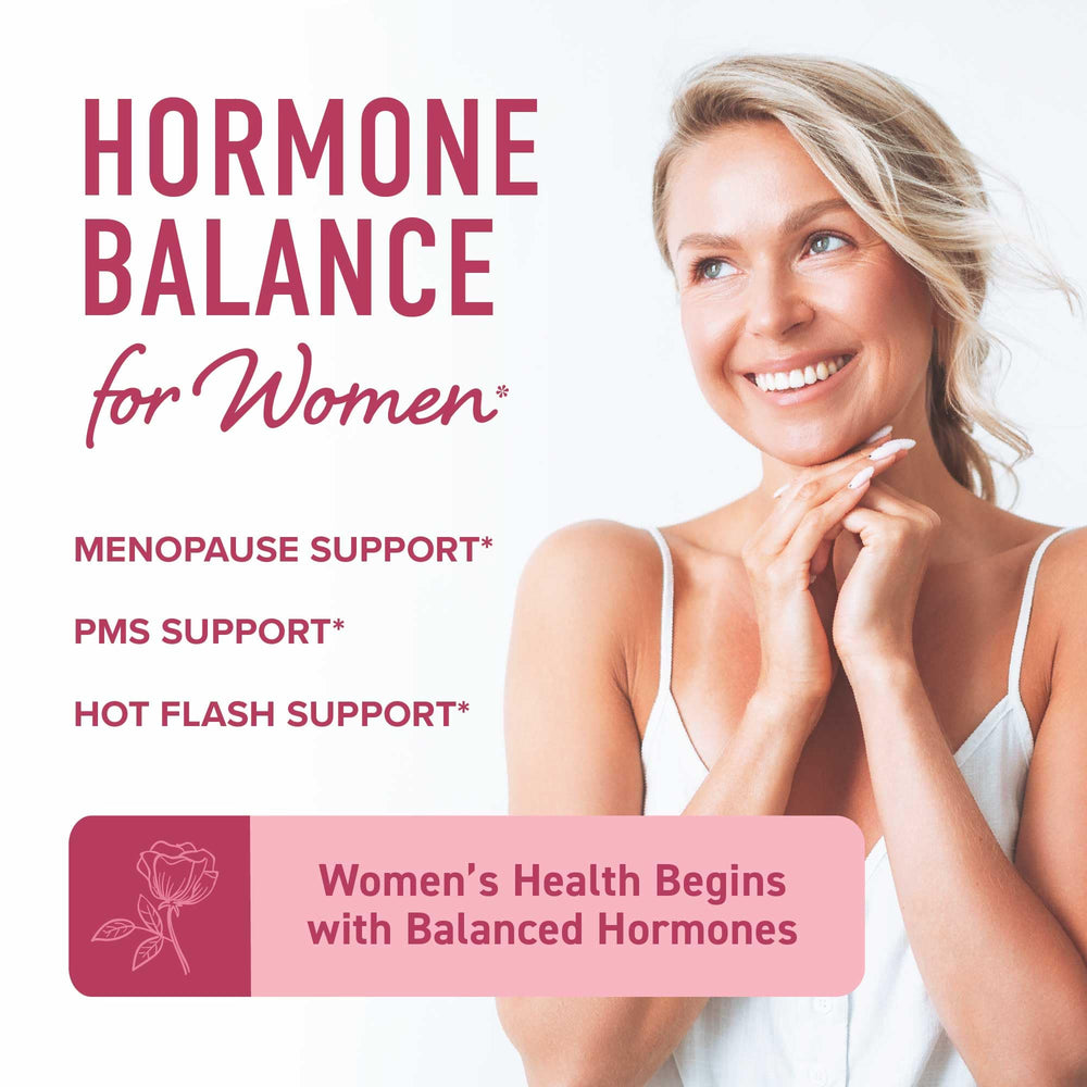 SMNutrition Hormone Balance drops pour demonstrates easy daily dosage and herbal support.