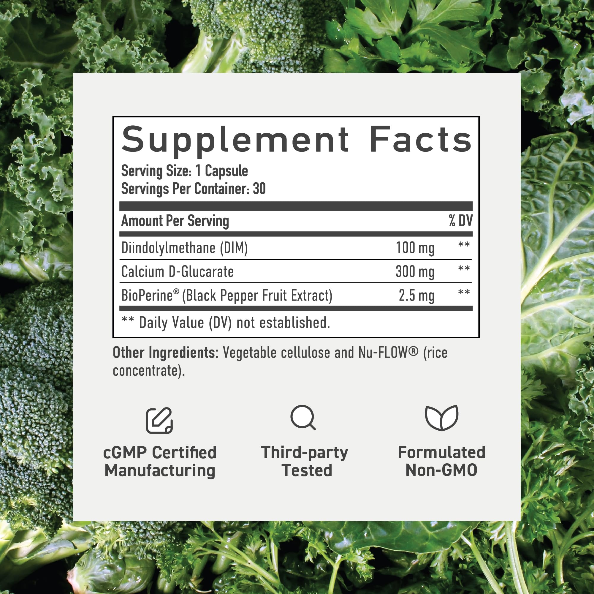 Mens hormone balance concept with SMNutrition DIM.