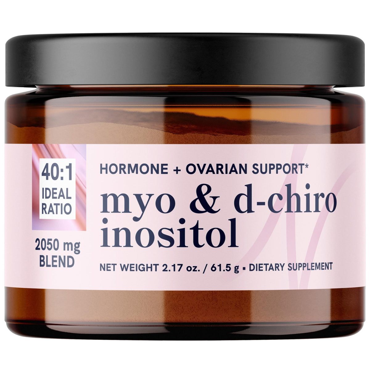 SMNutrition Myo-Inositol & D-Chiro Inositol bottle showing balanced hormone support.