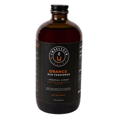 Smokeshow Cocktail Syrup bottle shows premium ingredients for easy mixing.