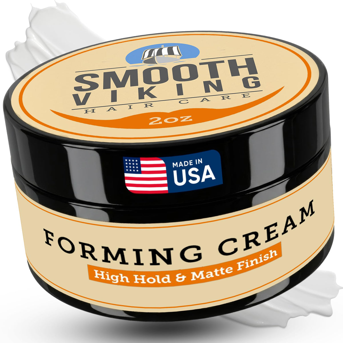 Smooth Viking Forming Cream bottle for versatile matte-style styling