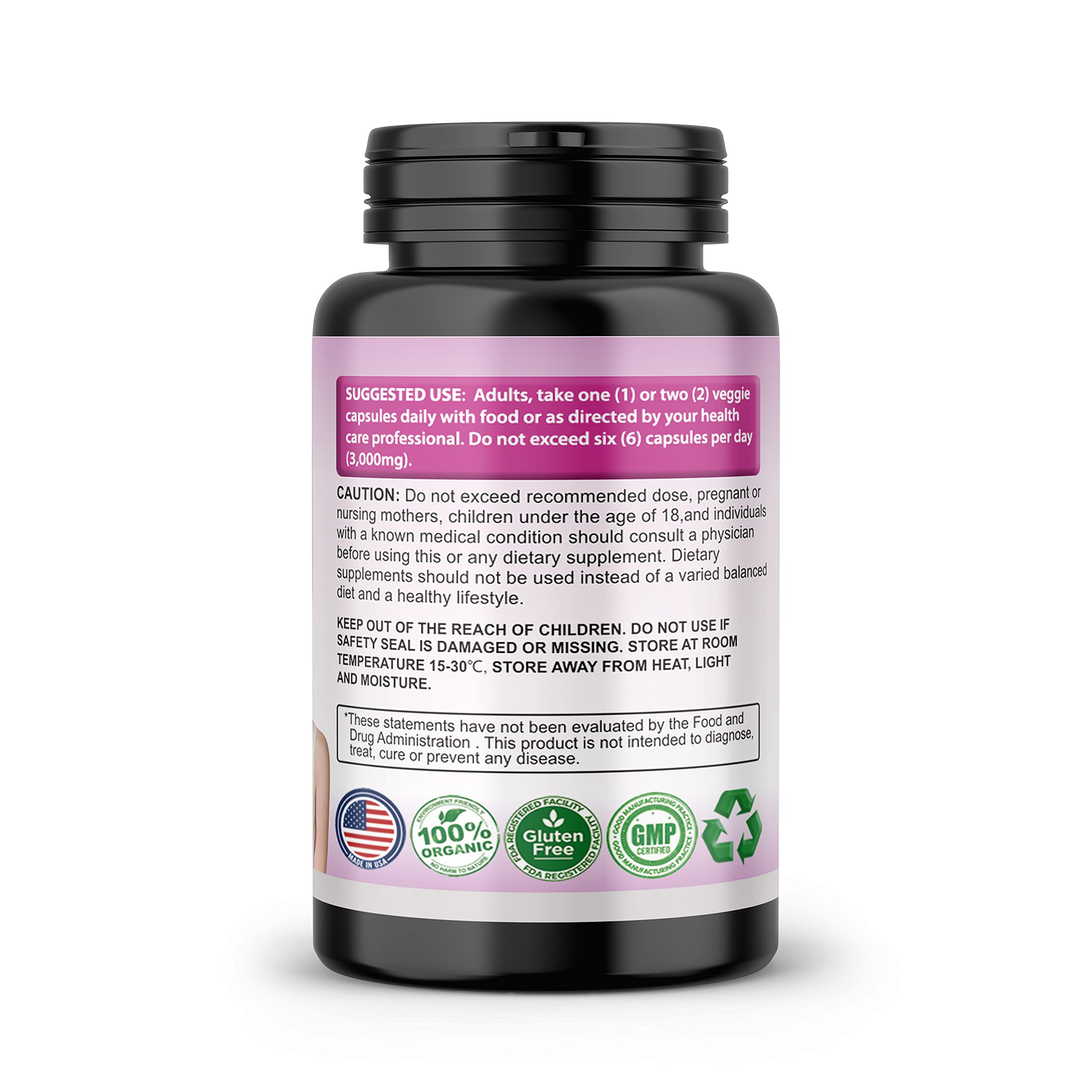SMS Health Products capsules poured into hand for quick daily intake.