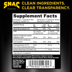 Two-pack of SNAC ZMA-5 bottles on a shelf.