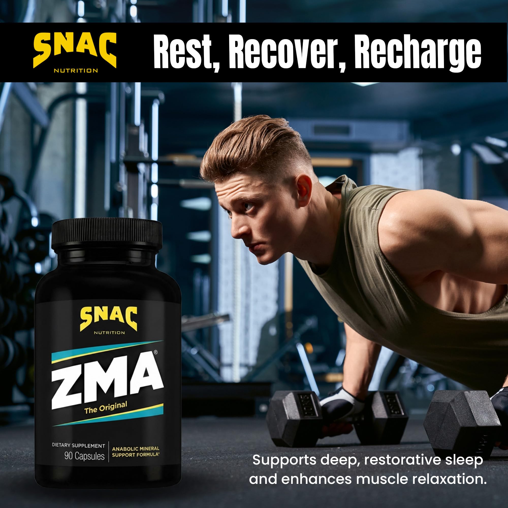 SNAC ZMA hormonal balance diagram highlighting zinc and vitamin B6 synergy.