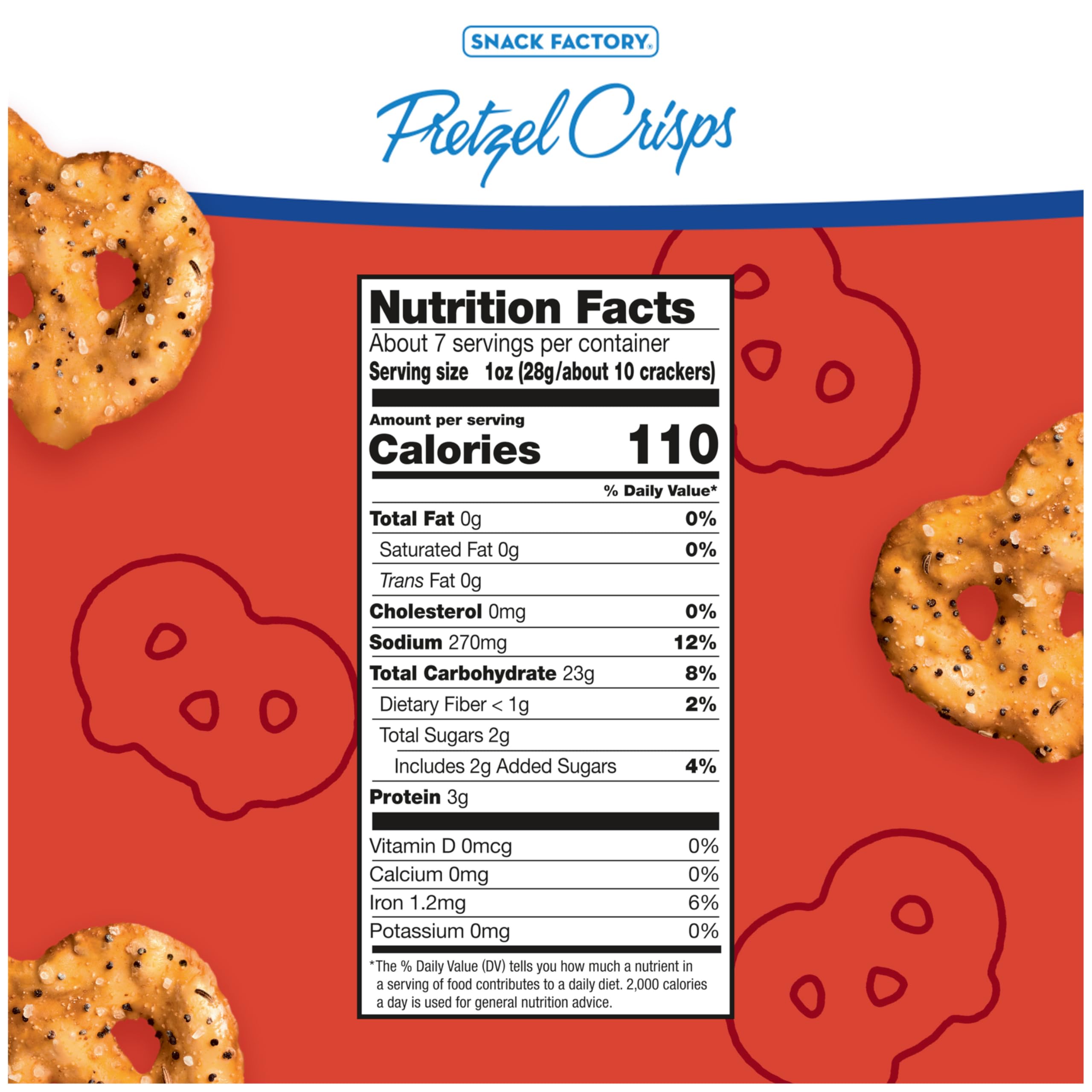 Snack Factory Everything Pretzel Crisps with hummus, ideal dip pairing