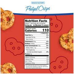 Snack Factory Everything Pretzel Crisps with hummus, ideal dip pairing