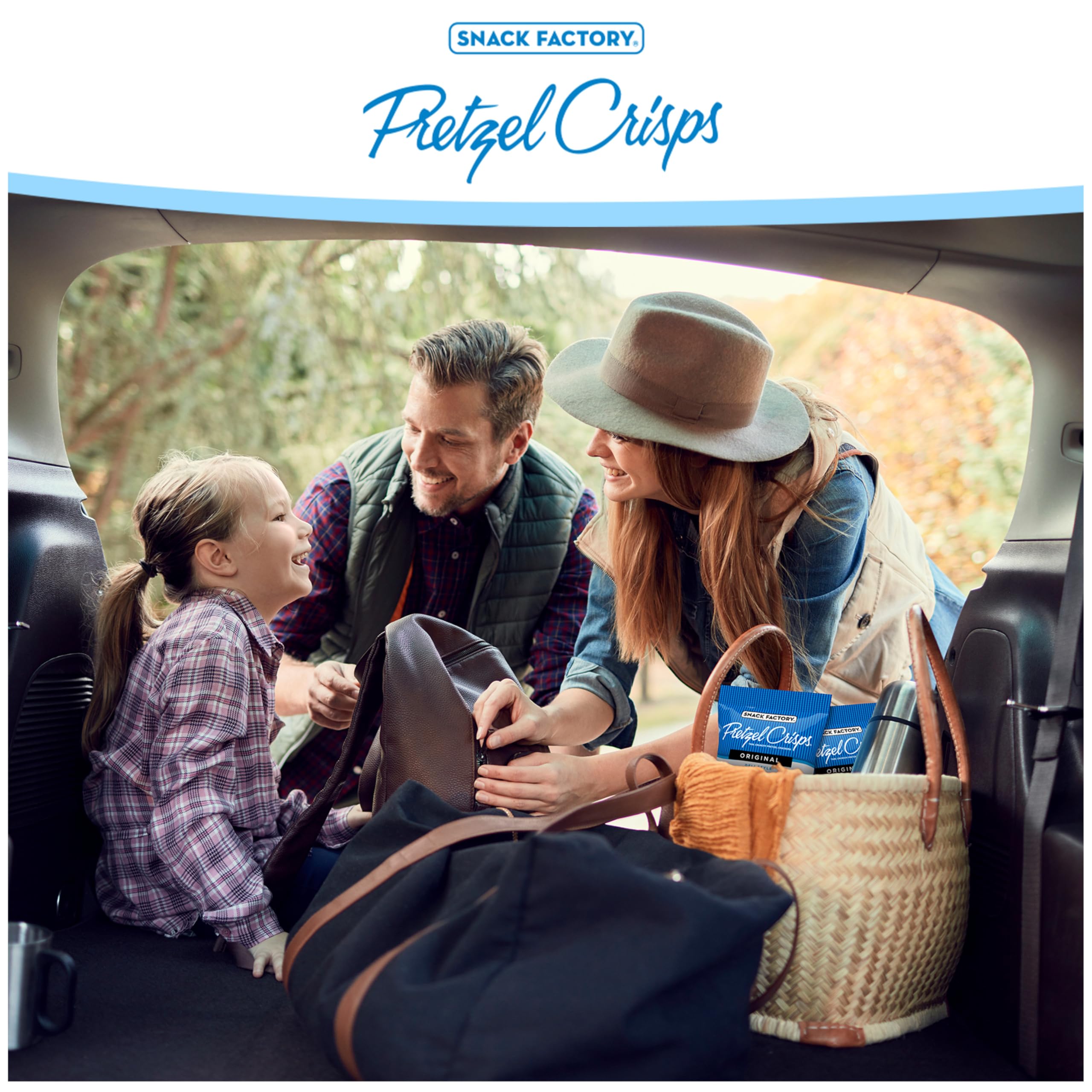 Snack Factory Pretzel Crisps Original with hummus dipping setup highlights versatile pairing options