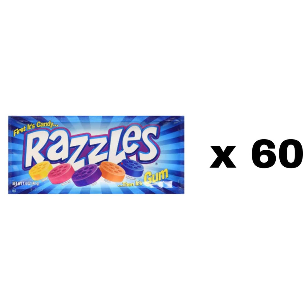 Snack Mountain Razzles individually wrapped pieces for easy sharing and freshness.