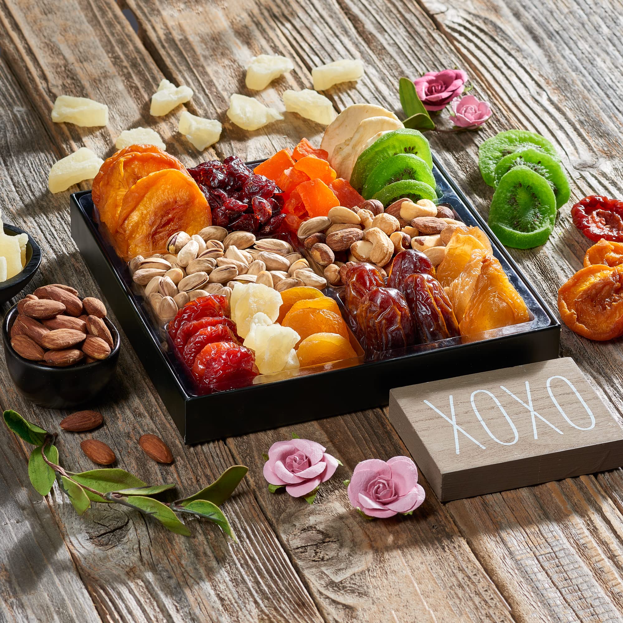 Snackberry dried apple rings offer chewy sweetness for on-the-go moments.