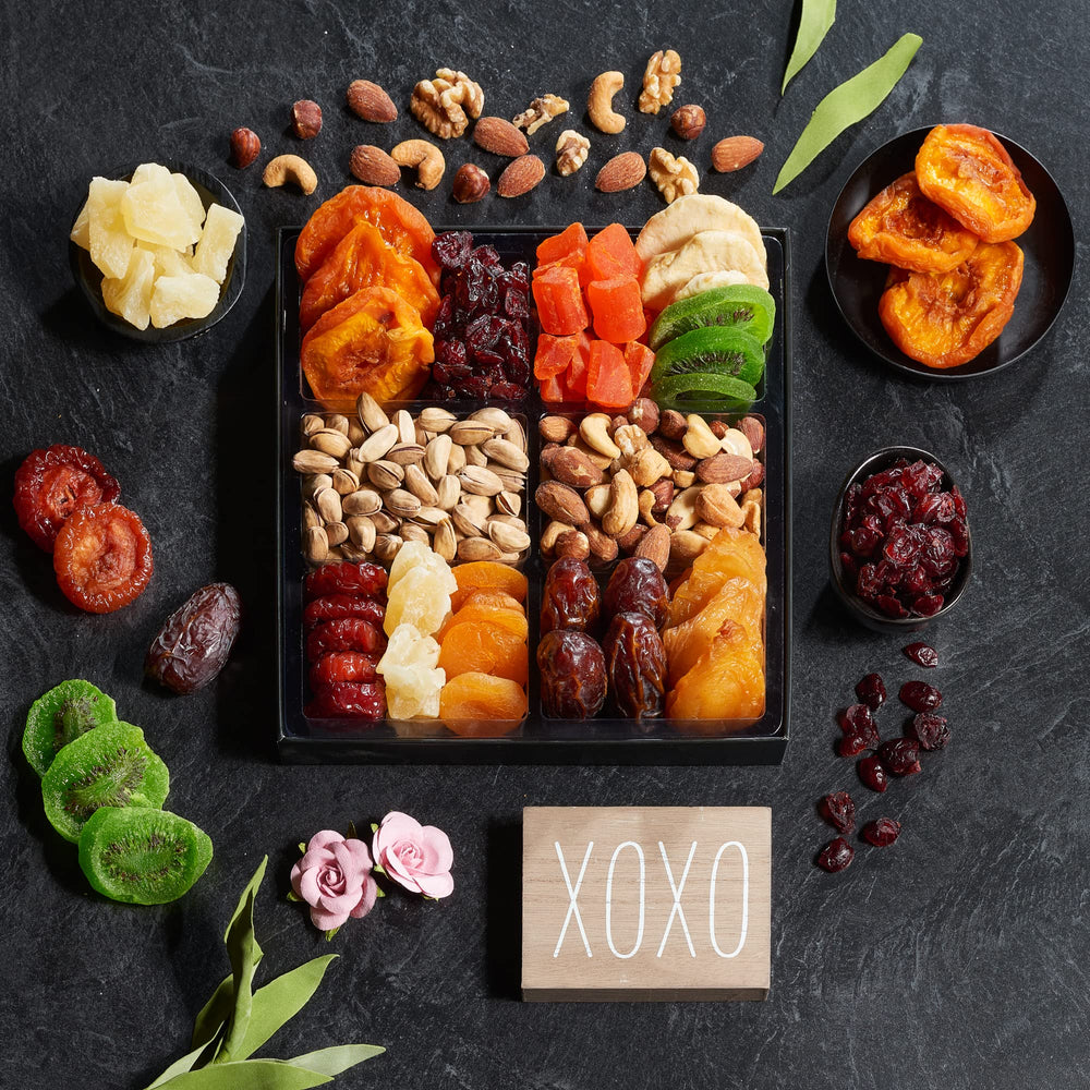 Snackberry mixed nuts and dried fruit bundle for wholesome, convenient snacking.