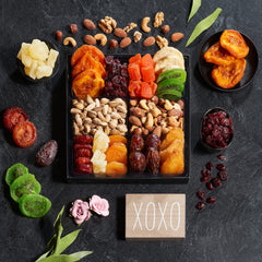 Snackberry mixed nuts and dried fruit bundle for wholesome, convenient snacking.