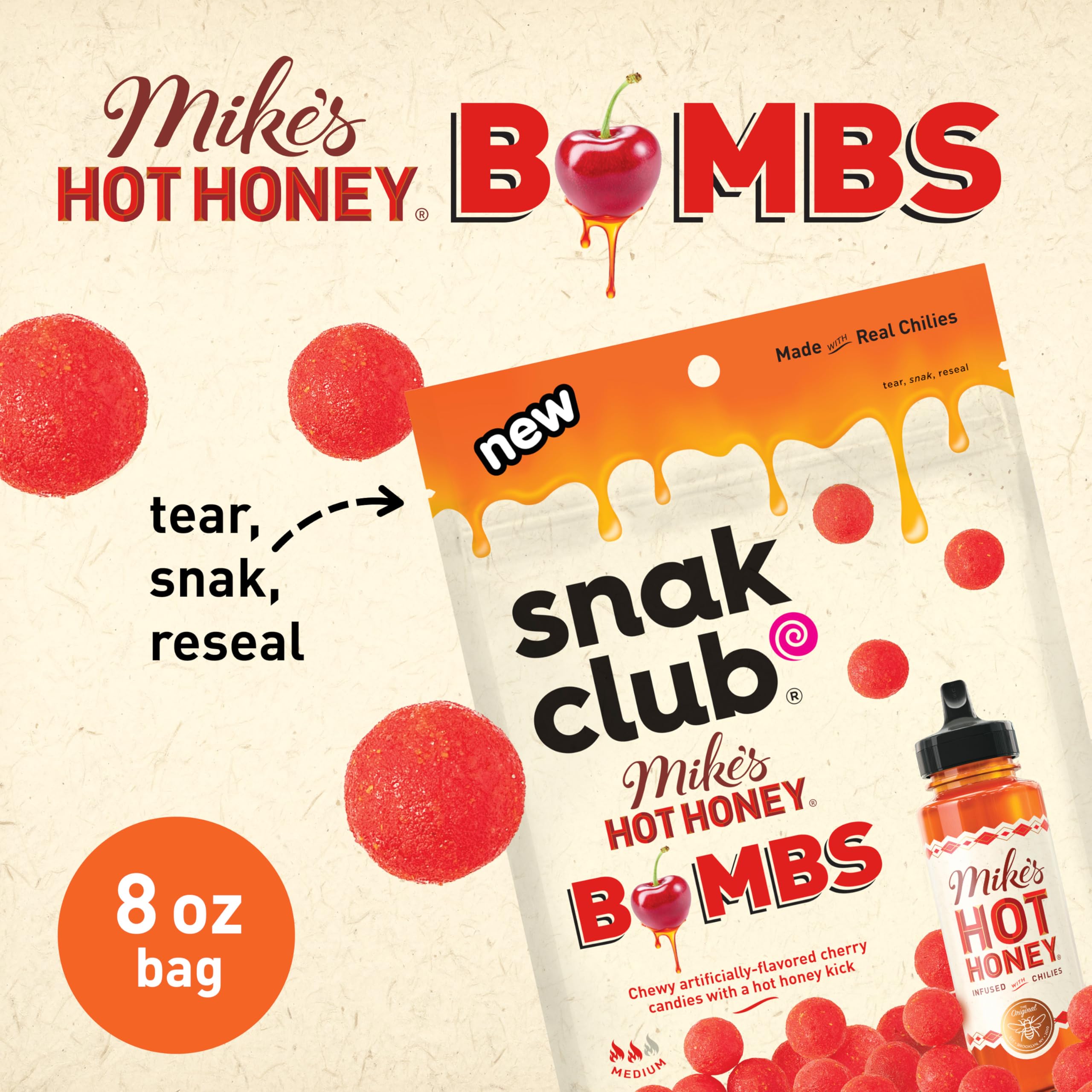 Chewy texture makes these bites easy to snack on.
