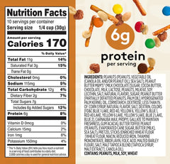 Snak Club Trail Mix with M&M’S for creamy chocolate bites.