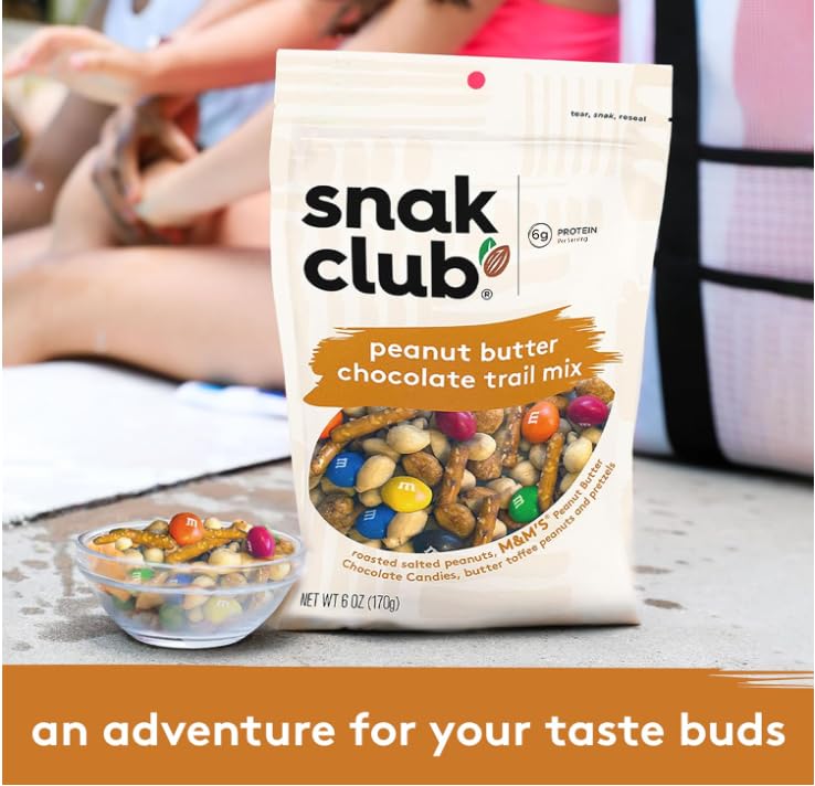  resealable bag from Snak Club keeps flavor fresh on the go.