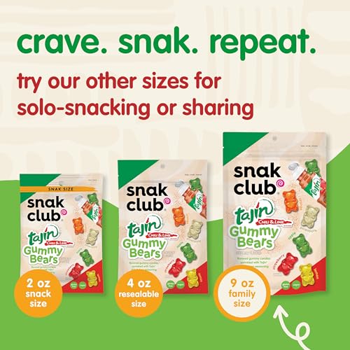 Snak Club Tajin Gummy Bears party snack idea for gatherings