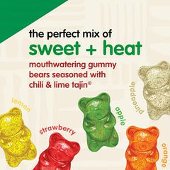 Snak Club Tajin Gummy Bears resealable bag keeps treats fresh for lunch or travel