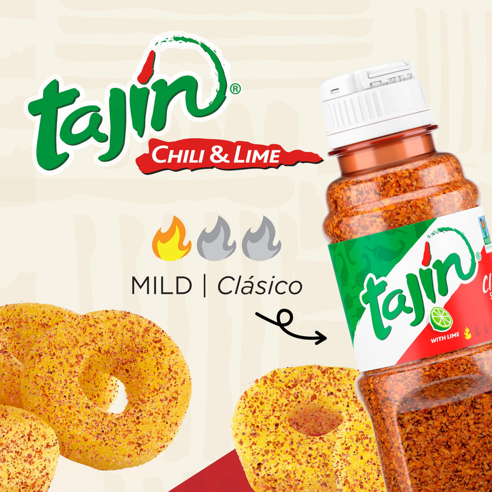 Snak Club Tajin Mango Rings travel-friendly snack for on-the-go.