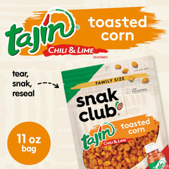 Seasoning dust close-up highlights Tajin spice and citrus kick
