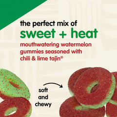 Close-up texture of Snak Club Watermelon Rings