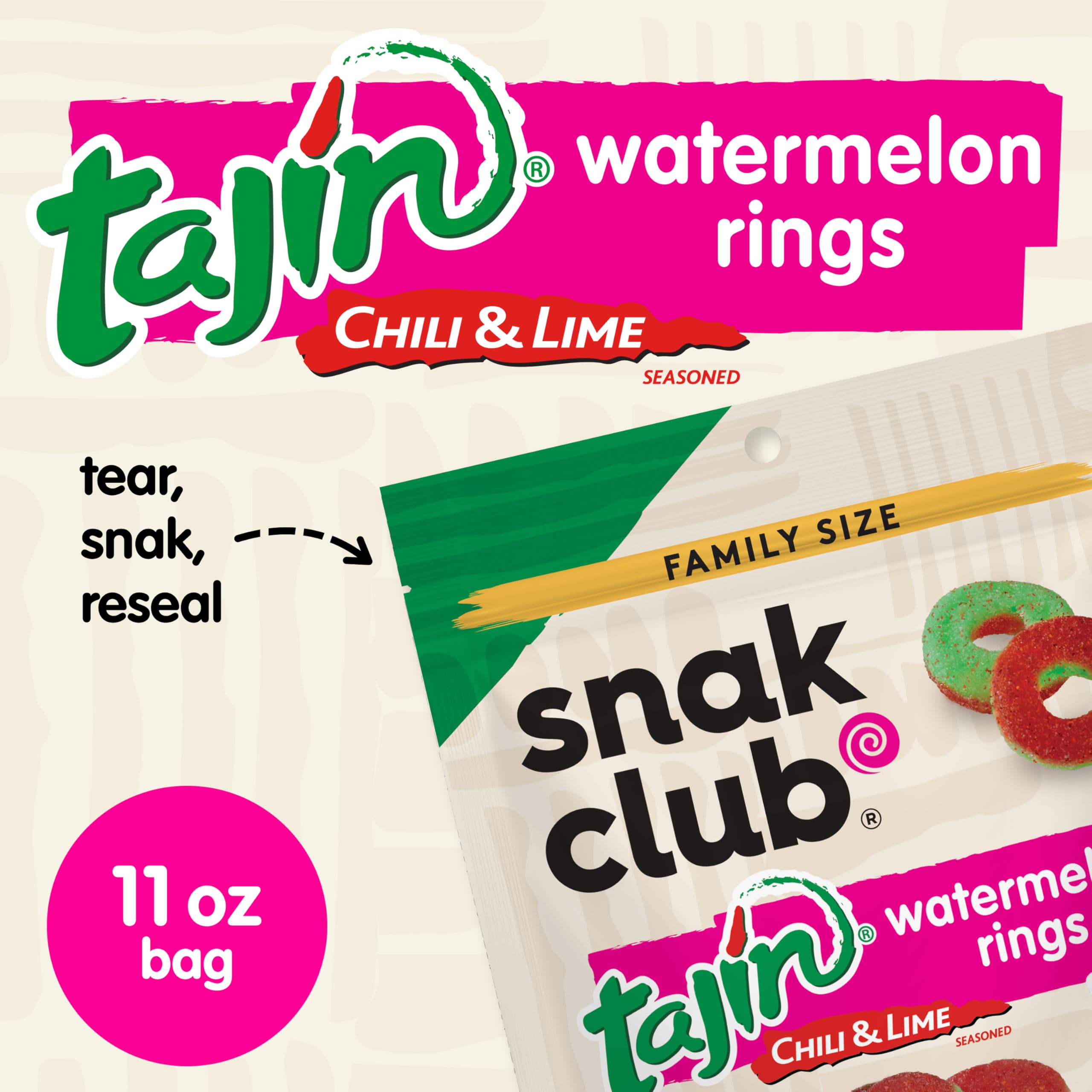 Watermelon Rings vegan and gluten-free label displayed