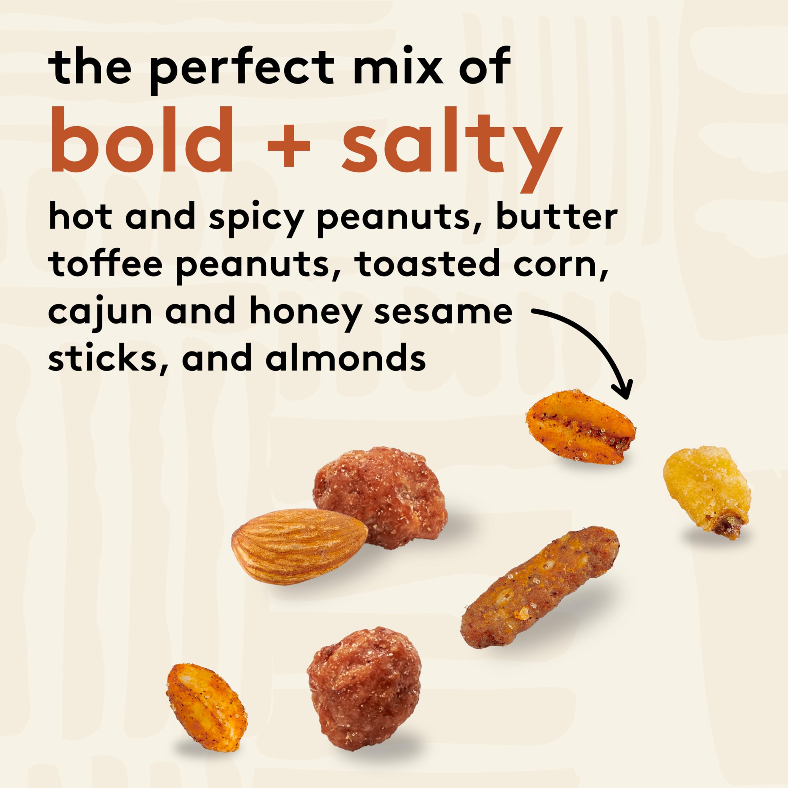 Toasted corn in Snak Club mix adds extra texture and crunch