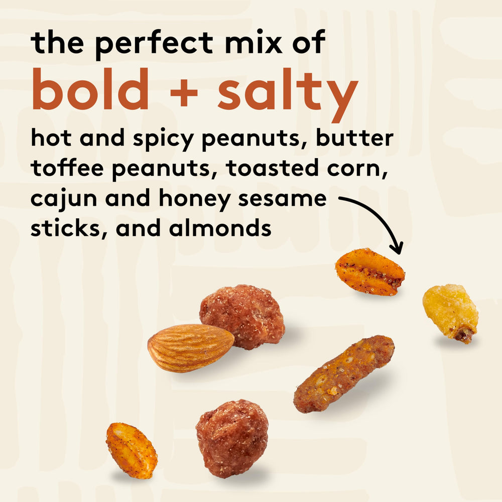 Toasted corn in Snak Club mix adds extra texture and crunch