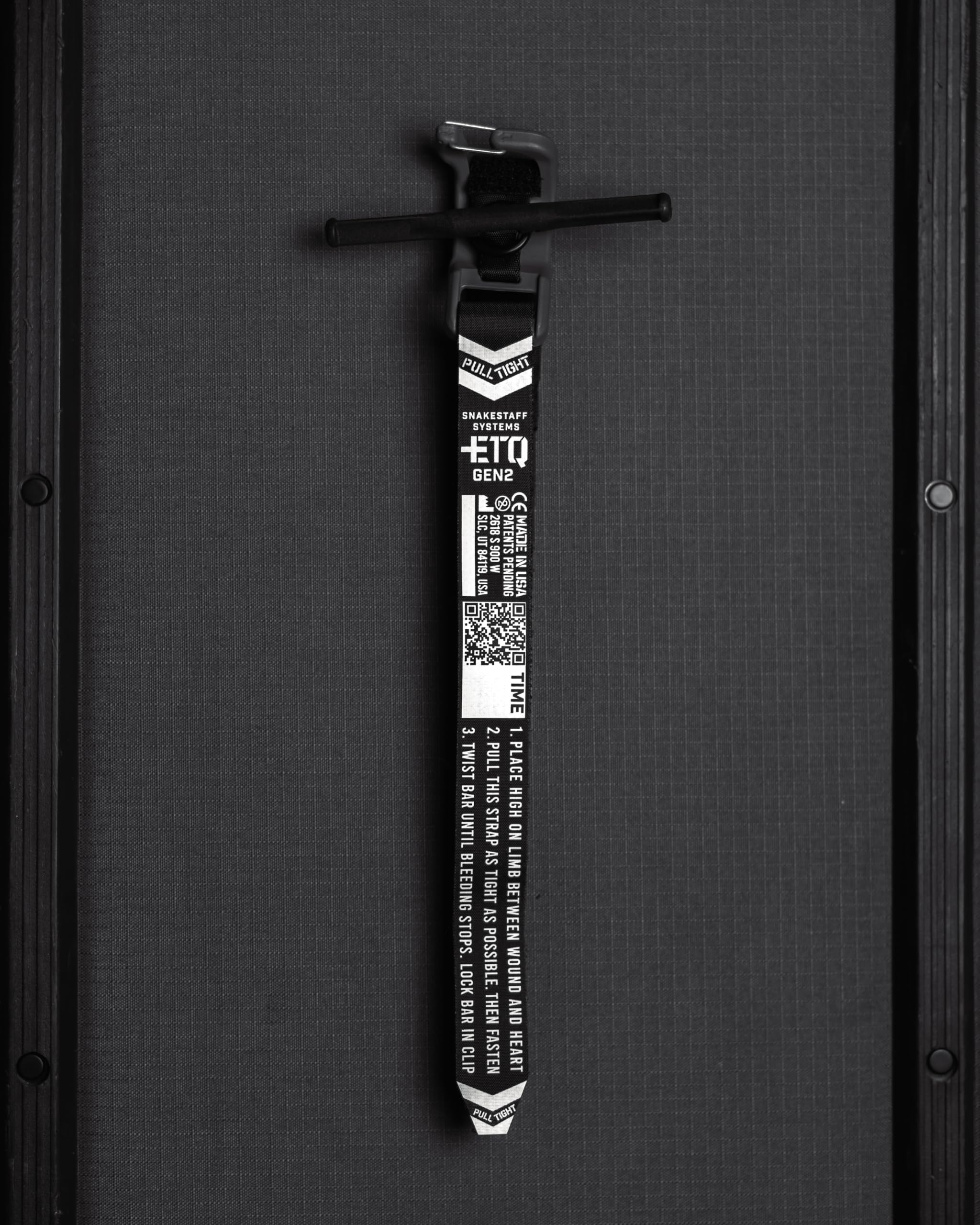 Snakestaff ETQ Gen 2 tourniquet backpack-friendly for rapid access