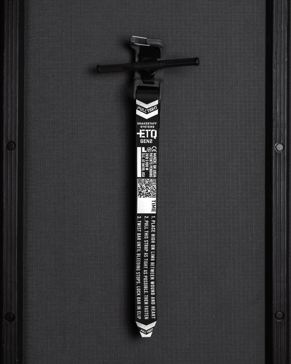 Snakestaff ETQ Gen 2 tourniquet backpack-friendly for rapid access