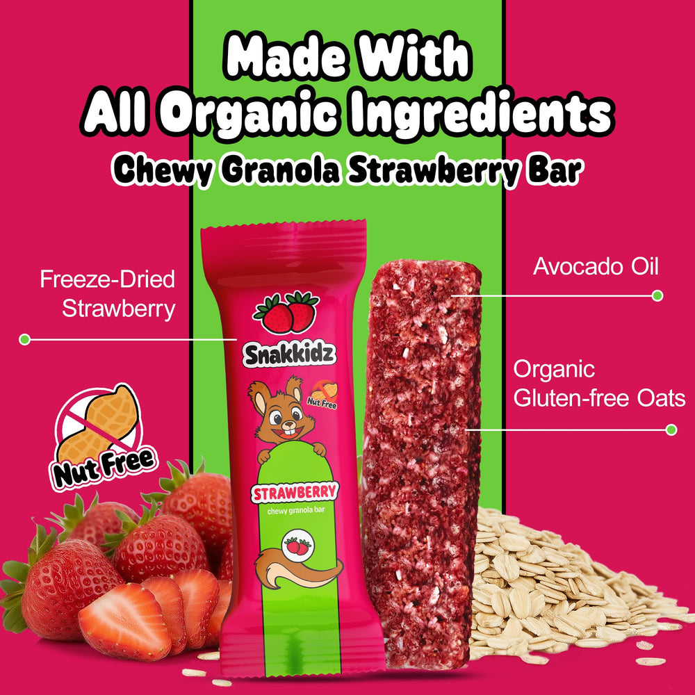 Snakkidz avocado-oil rich texture promotes creamy bite and steady energy.