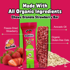 Snakkidz avocado-oil rich texture promotes creamy bite and steady energy.