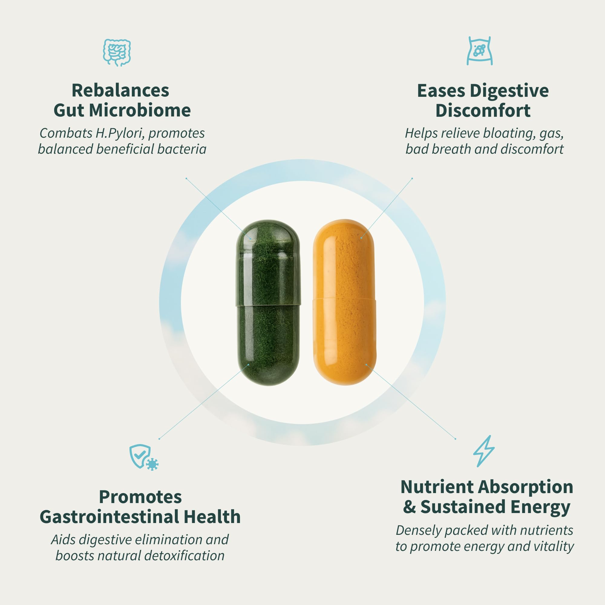 Snap Supplements Green superfoods mug with spirulina and chlorella