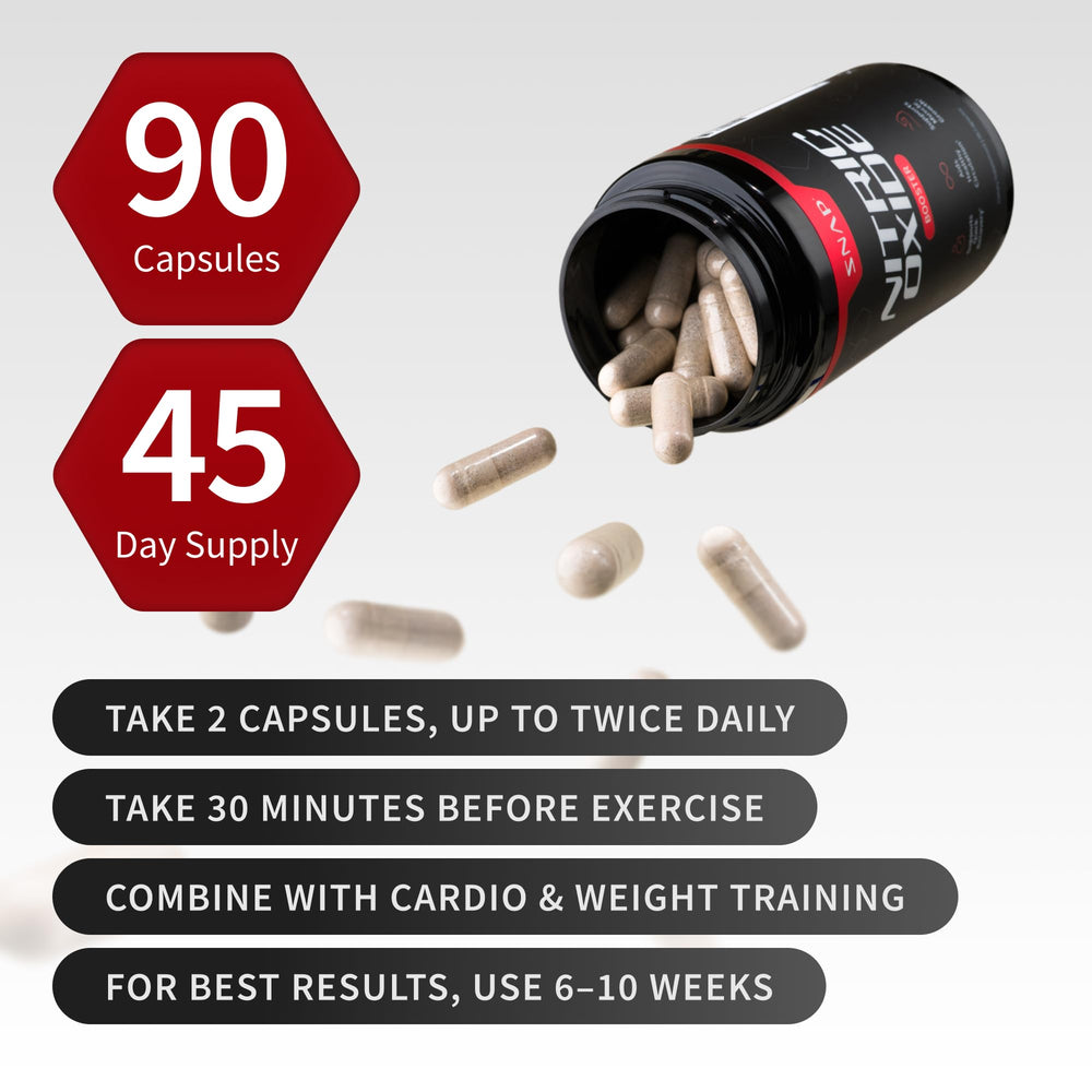 Snap Supplements Nitric Oxide Booster in gym bag ready for training
