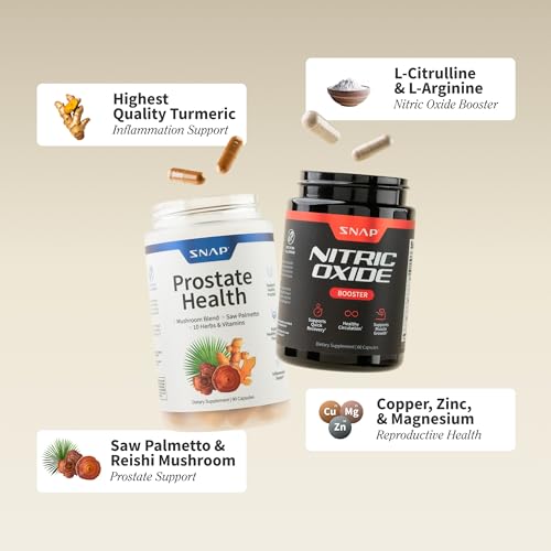 Snap Supplements Nitric Oxide Booster label featuring ginseng and stimulant-free energy