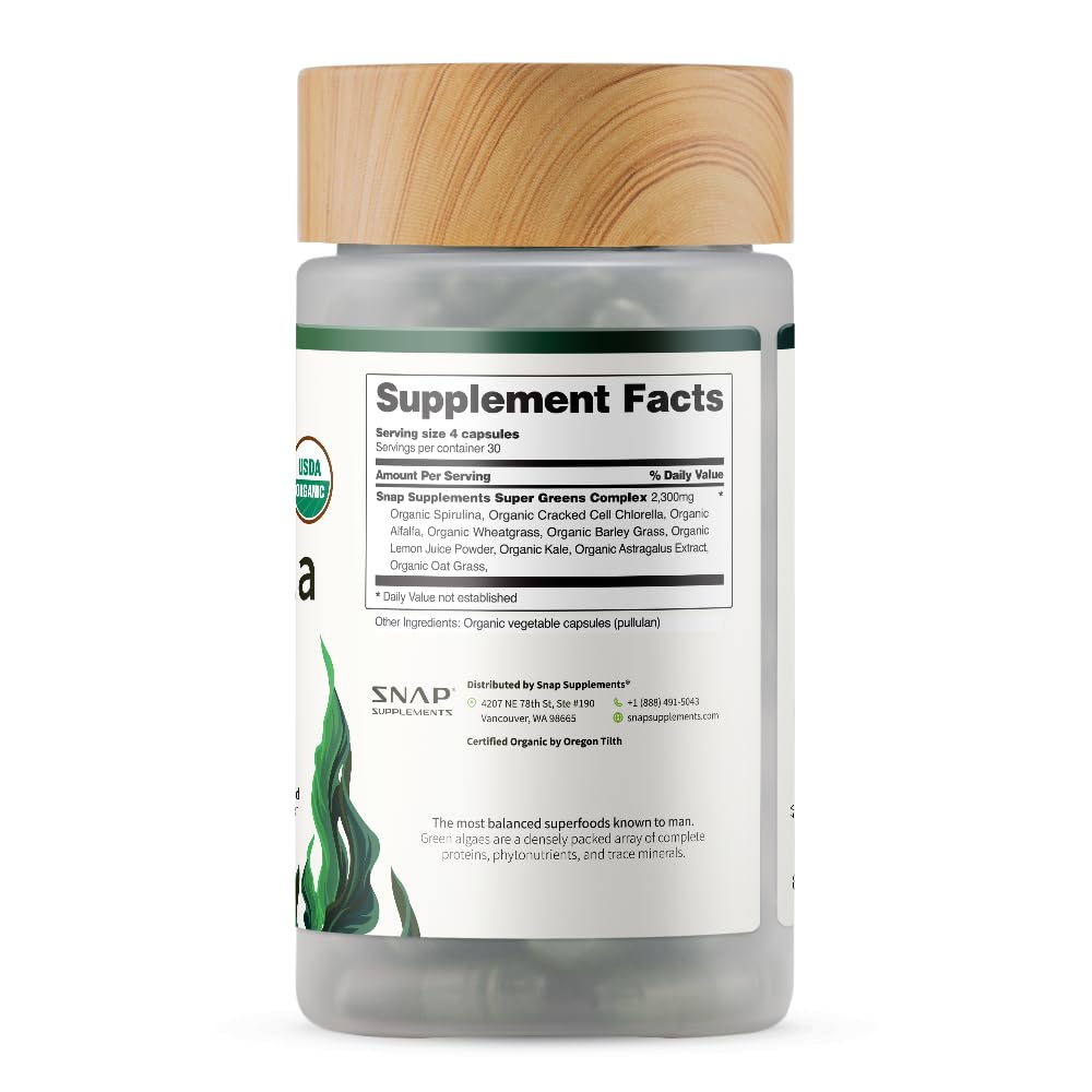 Snap Supplements nutrition facts panel image displays protein and minerals details