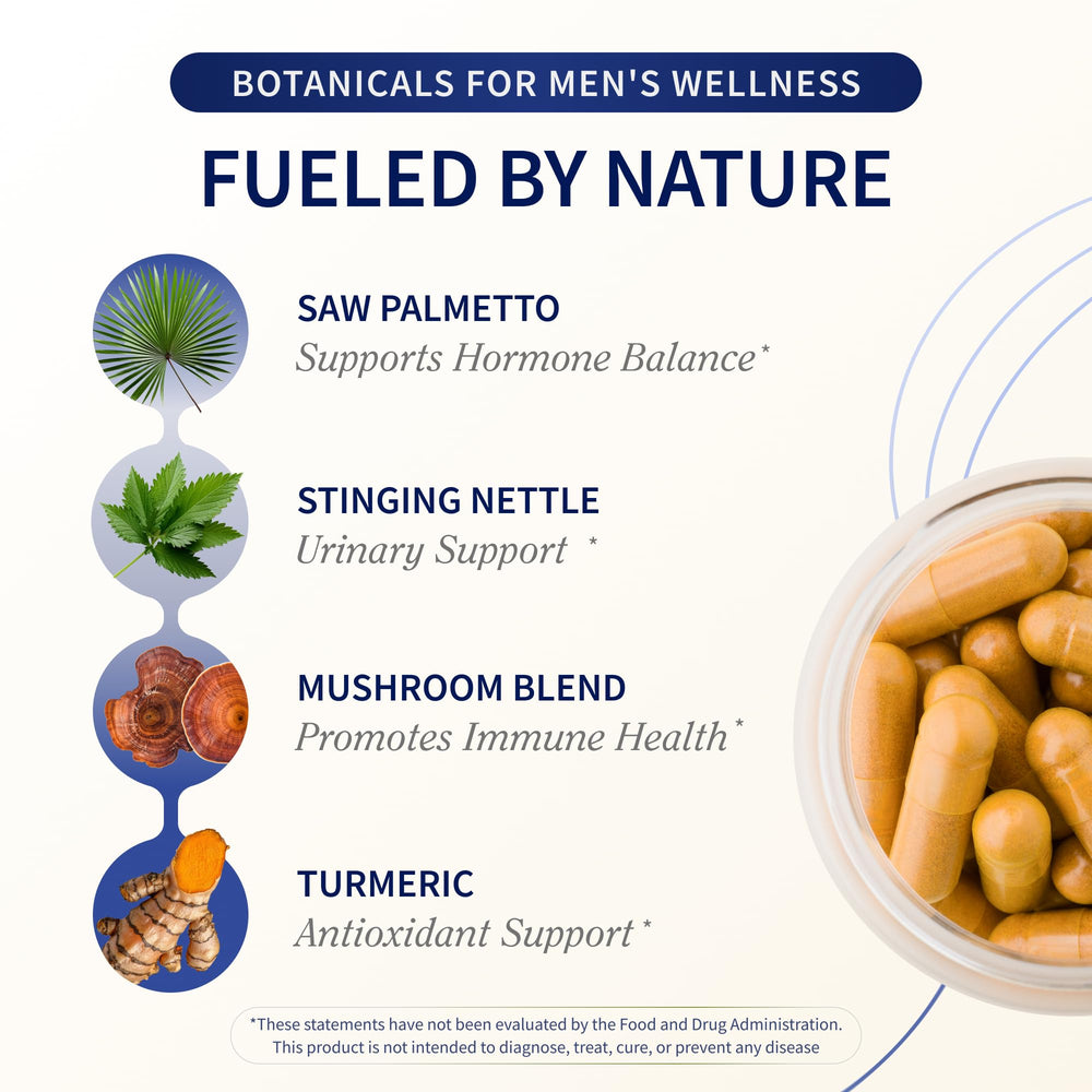 Snap Supplements Prostate Health capsule with beta-sitosterol for urinary balance
