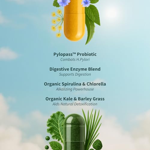 Snap Supplements Spirulina Chlorella bottle shows organic greens for energy