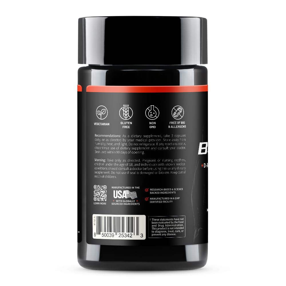 Snap Supplements bottle-label-closeup highlights serving size and 90 capsules.