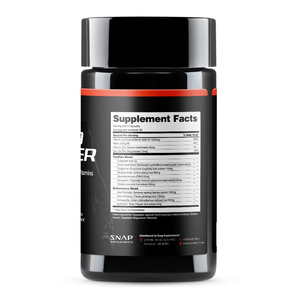 Snap Supplements packaging-diagram illustrates daily-use routine.