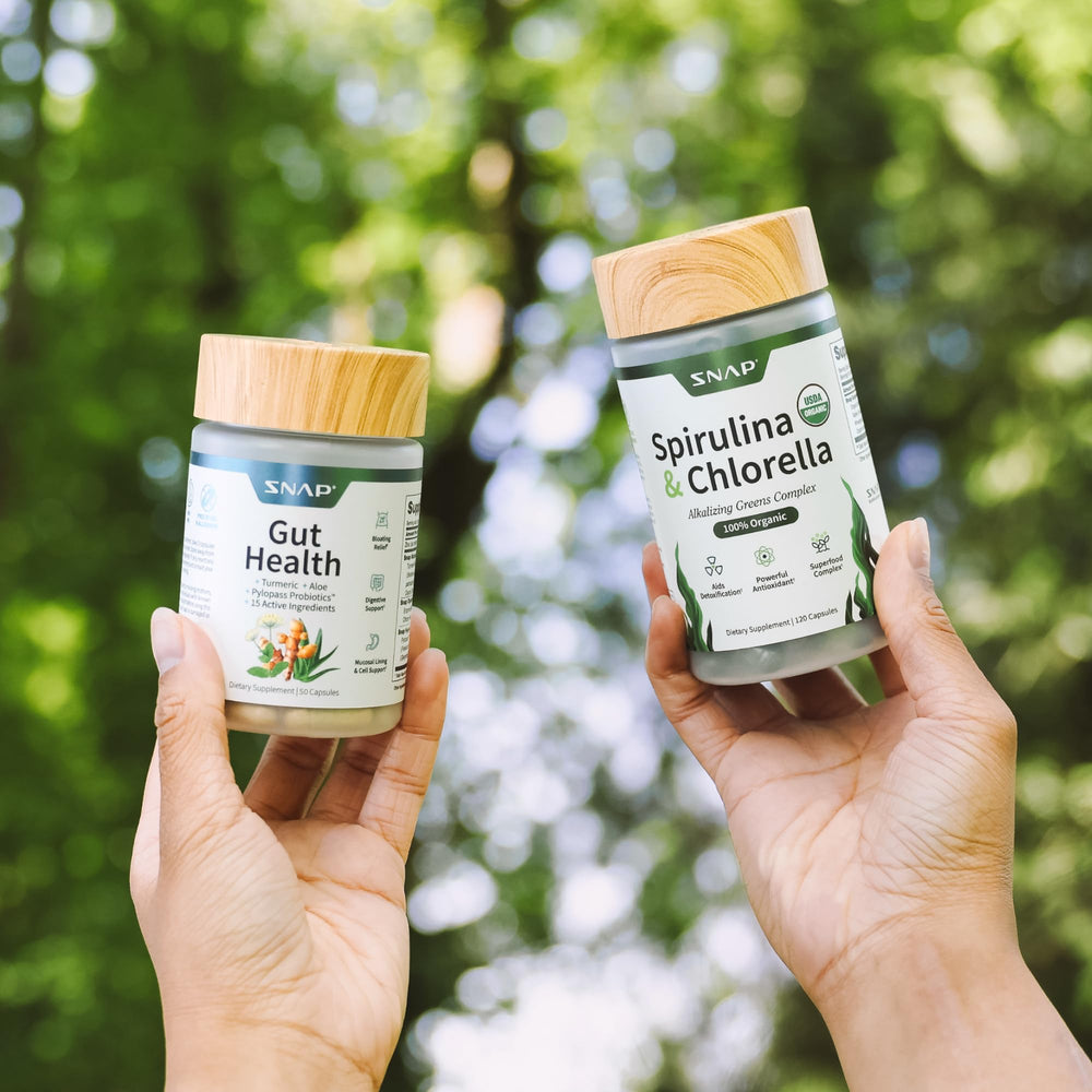 Snap Supplements vegan-friendly non-GMO lipase greens in GMP facility